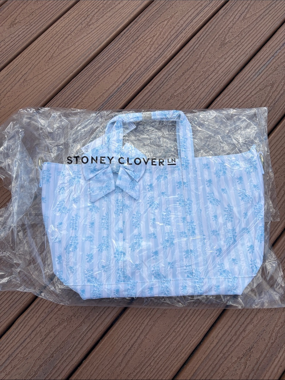 Stoney Clover Lane High Tea Printed Mini Tote with Bow
